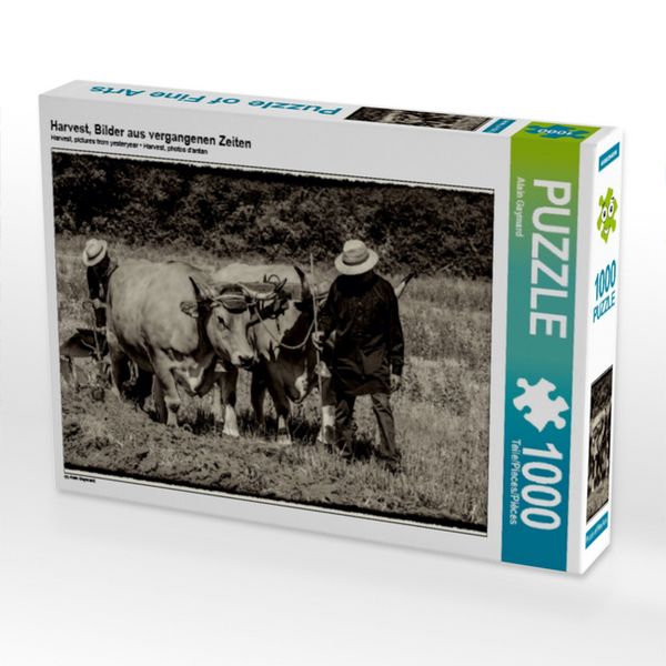 CALVENDO Puzzle Harvest, Bilder aus vergangenen Zeiten | 1000 Teile Lege-Größe 64x48cm Foto-Puzzle für glückliche Stunden