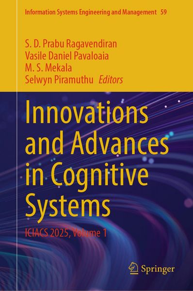 Produktbild: Innovations and Advances in Cognitive Systems