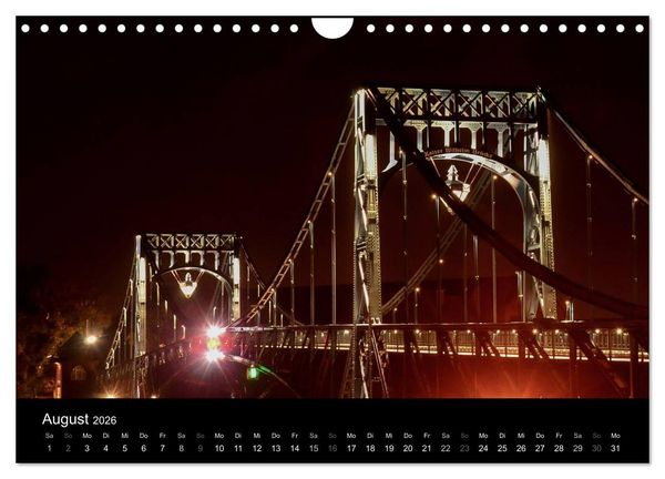 Produktbild: Kaiser-Wilhelm-Br&uuml;cke Wilhelmshaven (Wandkalender 2026 DIN A4 quer), CALVENDO Monatskalender