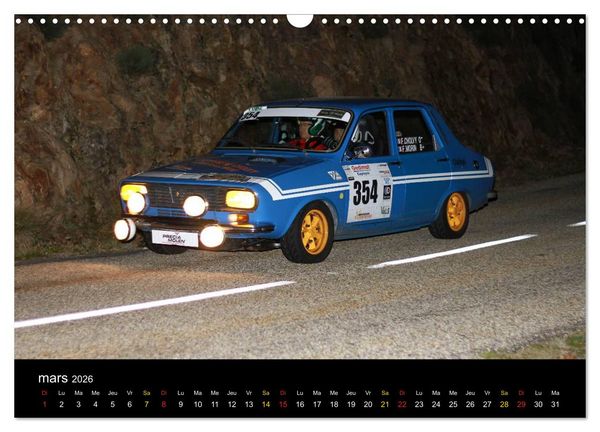 Produktbild: Rallye Vieilles Voitures (Calendrier mural 2026 DIN A3 vertical), CALVENDO calendrier mensuel