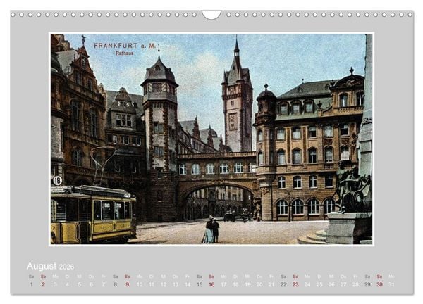 Produktbild: Es war einmal... in Frankfurt (Main) (Wandkalender 2026 DIN A3 quer), CALVENDO Monatskalender