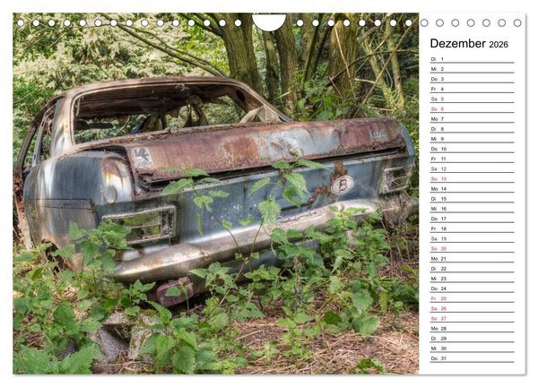 Produktbild: Rostlauben - vergessene Klassiker (Wandkalender 2026 DIN A4 quer), CALVENDO Monatskalender