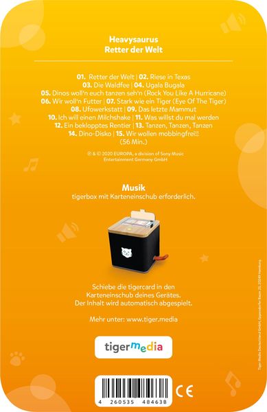Produktbild: tigercard - Heavysaurus: Retter der Welt