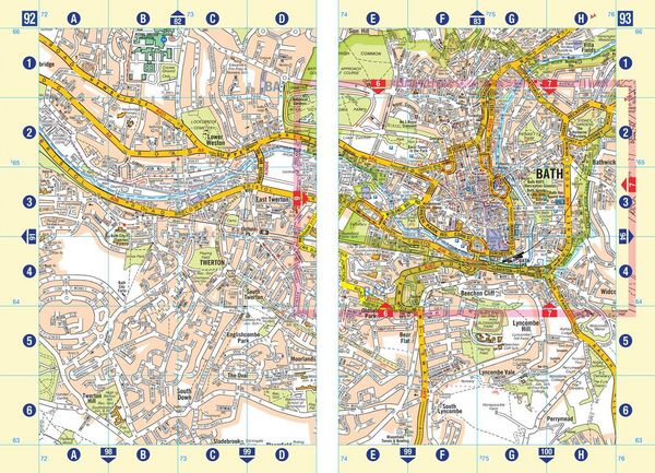 Produktbild: Bristol and Bath A-Z Street Atlas