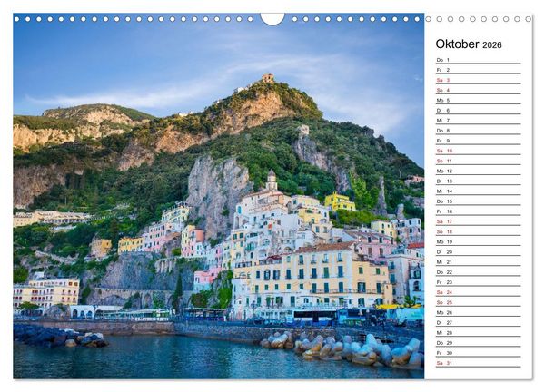 Produktbild: Amalfik&uuml;ste - Der Planer (Wandkalender 2026 DIN A3 quer), CALVENDO Monatskalender