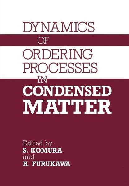 Produktbild: Dynamics of Ordering Processes in Condensed Matter