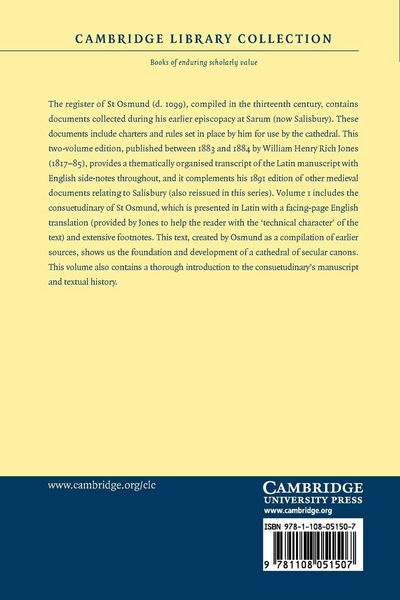Produktbild: Vetus Registrum Sarisberiense Alias Dictum Registrum S. Osmundi Episcopi - Volume 1