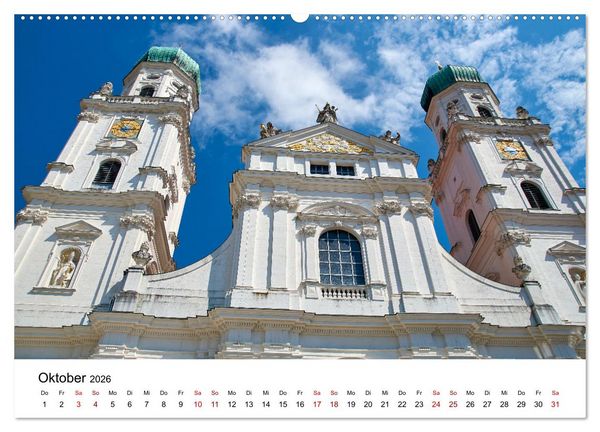 Produktbild: Impressionen aus Passau (Wandkalender 2026 DIN A2 quer), CALVENDO Monatskalender