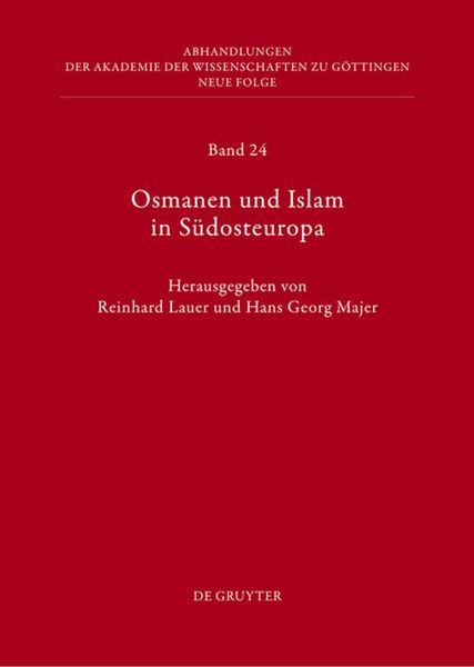 Produktbild: Osmanen und Islam in S&uuml;dosteuropa