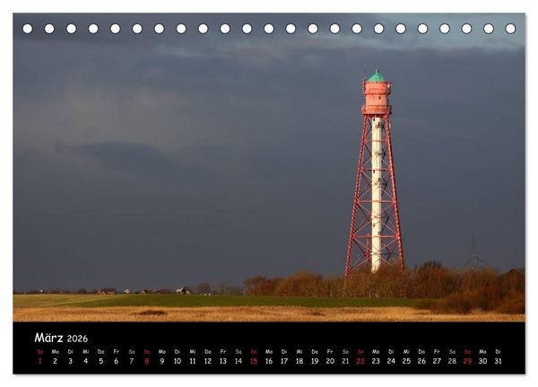 Produktbild: Ostfriesland - Land und Wetter (Tischkalender 2026 DIN A5 quer), CALVENDO Monatskalender