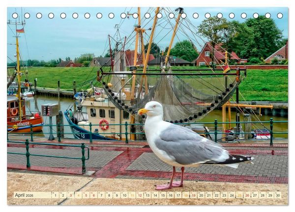 Produktbild: Maritime Augenblicke - Fischkutter (Tischkalender 2026 DIN A5 quer), CALVENDO Monatskalender
