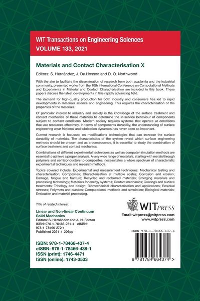 Produktbild: Materials and Contact Characterisation X