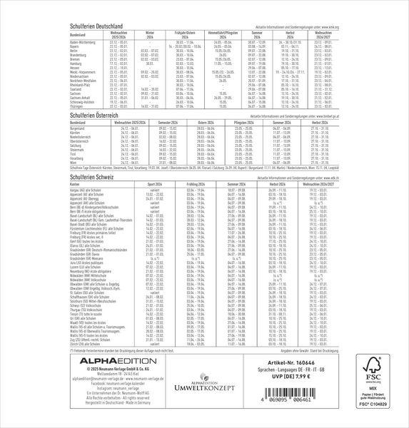 Produktbild: Kreativ-Kalender schwarz 2026 - 21x22 cm - Foto, Malen, Basteln - datiert - Kreativkalender - Foto-Kalender - Alpha Edition