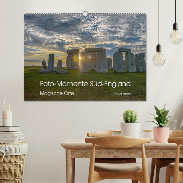 Produktbild: Foto-Momente S&uuml;d-England - Magische Orte (Wandkalender 2026 DIN A2 quer), CALVENDO Monatskalender