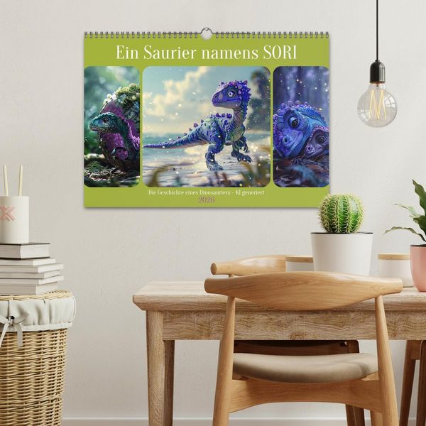 Produktbild: Ein Saurier namens Sori (Wandkalender 2026 DIN A3 quer), CALVENDO Monatskalender