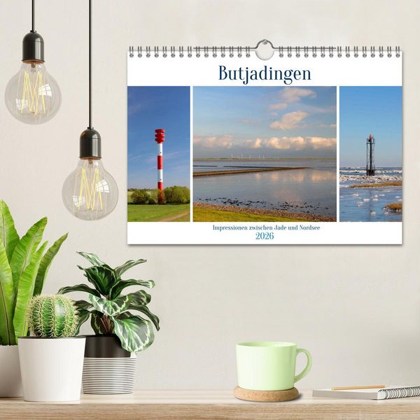 Produktbild: Butjadingen. Impressionen zwischen Jade und Nordsee (Wandkalender 2026 DIN A4 quer), CALVENDO Monatskalender