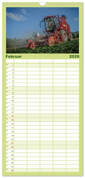 Produktbild: Familienplaner 2026 - Landwirtschaft im Weserbergland mit 5 Spalten (Wandkalender, 21 x 45 cm) CALVENDO