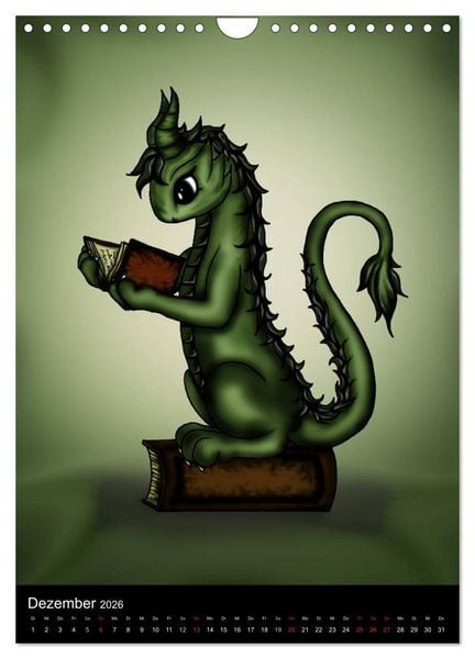 Produktbild: Drachen (Wandkalender 2026 DIN A4 hoch), CALVENDO Monatskalender