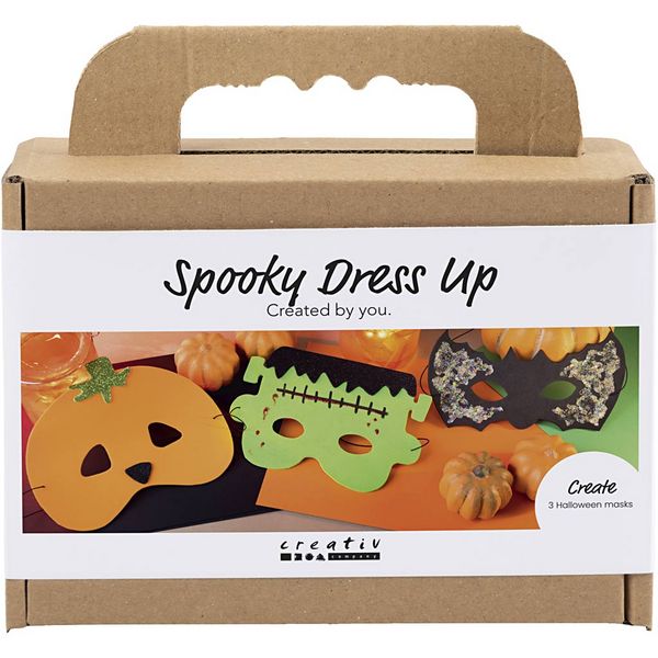 Produktbild: Creativ Company Mini Kreativ Set Gruseliges Kost&uuml;m, Masken, Halloween Farben