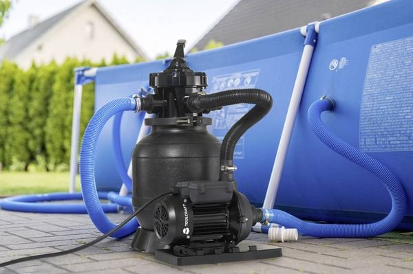 Produktbild: TOOLCRAFT TO-10197435 Sandfilteranlage 7900 l/h 7.5m