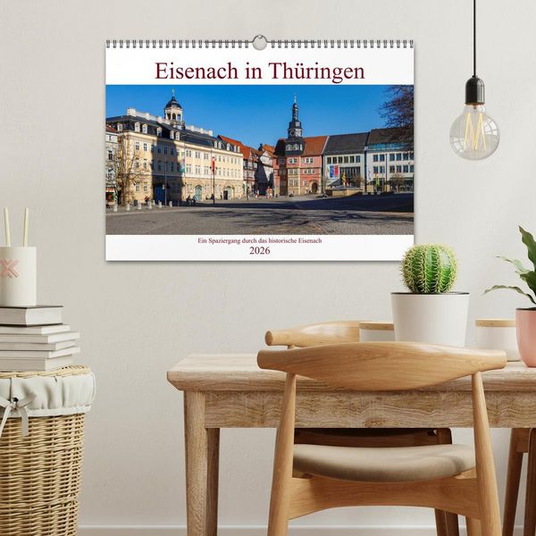 Produktbild: Eisenach in Th&uuml;ringen (Wandkalender 2026 DIN A3 quer), CALVENDO Monatskalender