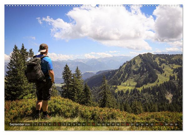Produktbild: Naturparadies Allg&auml;u - Von Oberstdorf bis F&uuml;ssen (Wandkalender 2026 DIN A2 quer), CALVENDO Monatskalender