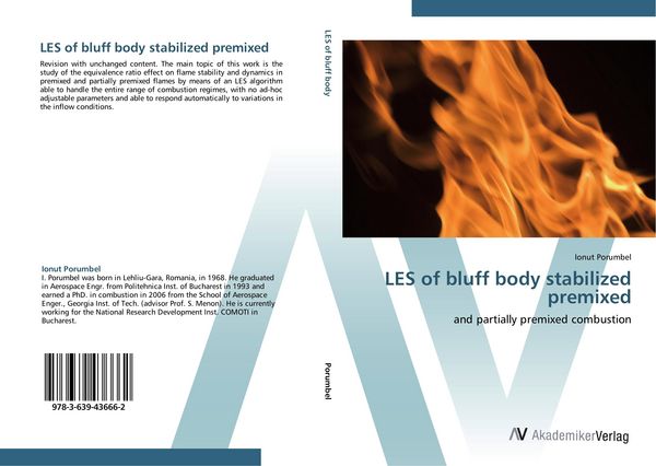 Produktbild: LES of bluff body stabilized premixed