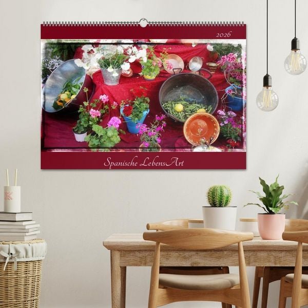 Produktbild: Spanische LebensArt (Wandkalender 2026 DIN A2 quer), CALVENDO Monatskalender