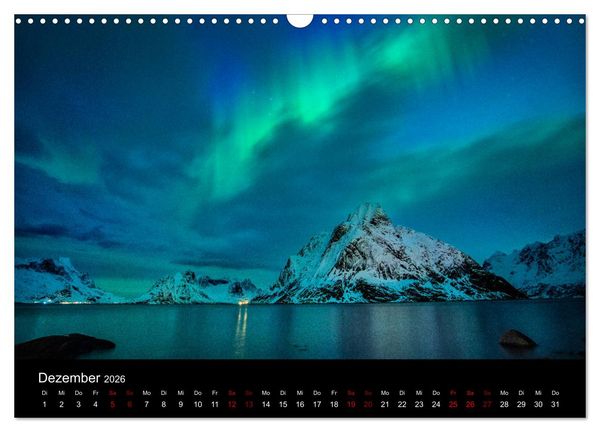 Produktbild: Lofoten - Inseln im Nordmeer (Wandkalender 2026 DIN A3 quer), CALVENDO Monatskalender