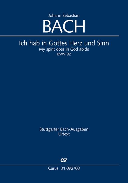 Produktbild: Ich hab in Gottes Herz und Sinn (Klavierauszug)