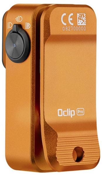 Produktbild: OLight Oclip Pro (Orange) Mini-Taschenlampe mit G&uuml;rtelclip 500lm 53g