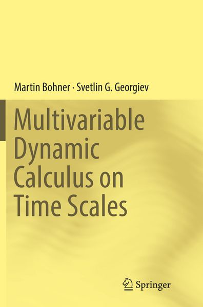 Produktbild: Multivariable Dynamic Calculus on Time Scales