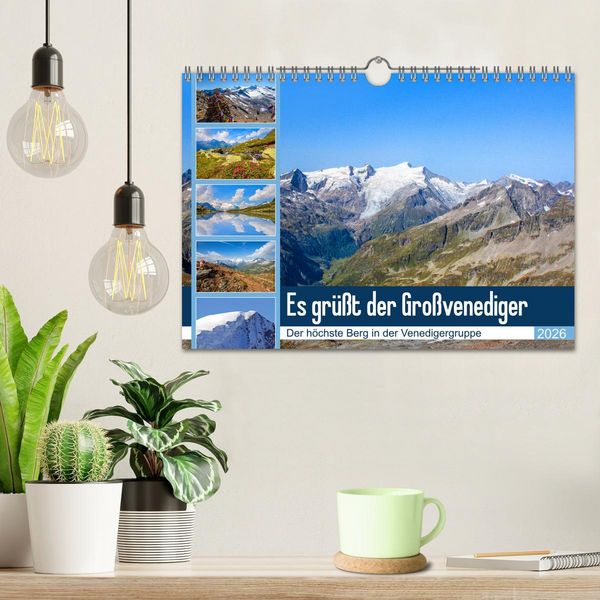 Produktbild: Es gr&uuml;&szlig;t der Gro&szlig;venediger (Wandkalender 2026 DIN A4 quer), CALVENDO Monatskalender