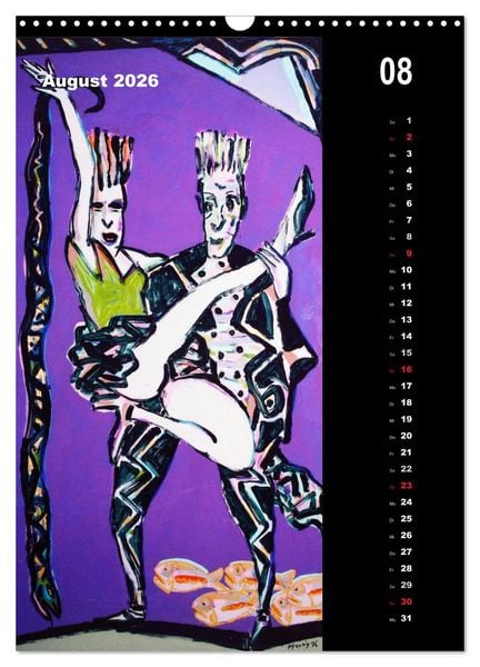 Produktbild: Wolf-Dieter Pfennig Kalender (Wandkalender 2026 DIN A3 hoch), CALVENDO Monatskalender