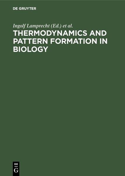 Produktbild: Thermodynamics and Pattern Formation in Biology