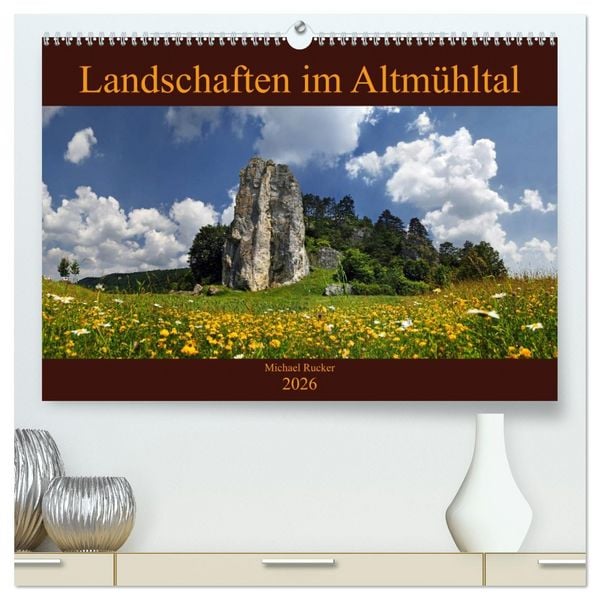 Produktbild: Landschaften im Altm&uuml;hltal (hochwertiger Premium Wandkalender 2026 DIN A2 quer), Kunstdruck in Hochglanz