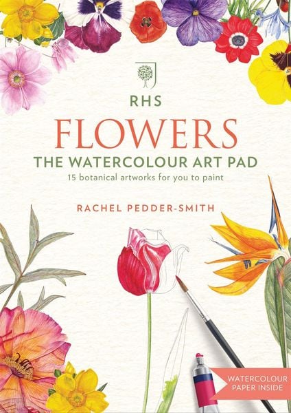 Produktbild: RHS Flowers The Watercolour Art Pad