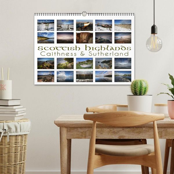 Produktbild: Scottish Highlands - Caithness & Sutherland / UK-Version (Wall Calendar 2026 DIN A3 landscape), CALVENDO 12 Month Wall Calendar