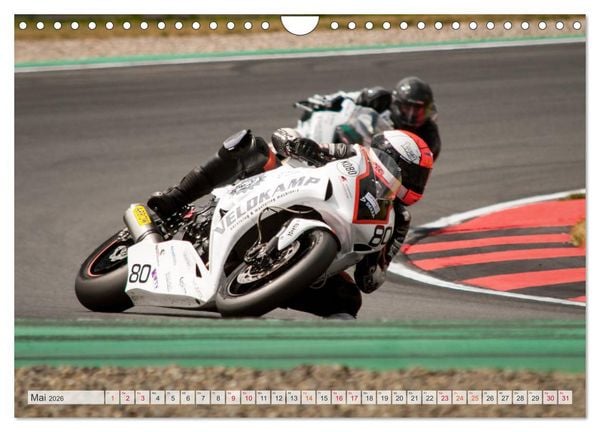 Produktbild: Motorrad Rennsport (Wandkalender 2026 DIN A4 quer), CALVENDO Monatskalender