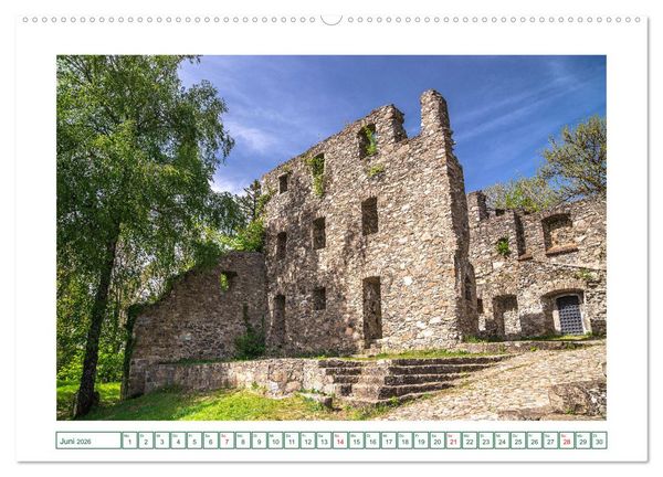 Produktbild: Festungsruine Hohentwiel im sch&ouml;nen Hegau (Wandkalender 2026 DIN A2 quer), CALVENDO Monatskalender