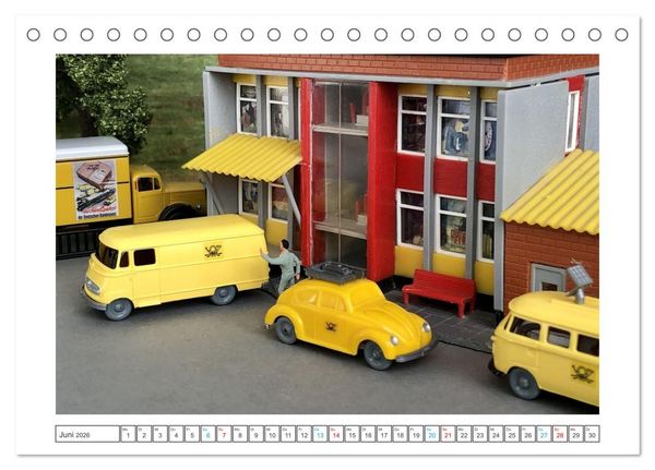 Produktbild: Wirtschaftswunder en miniature (Tischkalender 2026 DIN A5 quer), CALVENDO Monatskalender