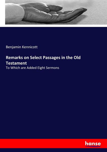 Produktbild: Remarks on Select Passages in the Old Testament