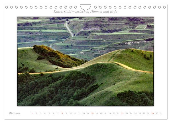Produktbild: Kaiserstuhl zwischen Himmel und Erde (Wandkalender 2026 DIN A4 quer), CALVENDO Monatskalender