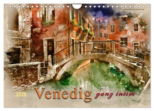 Produktbild: Venedig - ganz intim (Wandkalender 2026 DIN A4 quer), CALVENDO Monatskalender