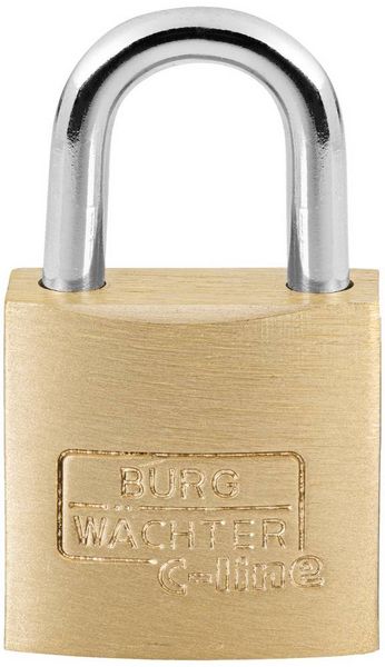 Produktbild: Burg W&auml;chter 2961 Vorh&auml;ngeschloss 25.00 mm verschieden schlie&szlig;end Messing Schl&uuml;sselschloss