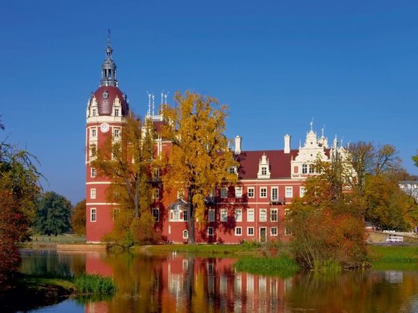 Produktbild: CALVENDO Puzzle Bad Muskau 1000 Teile Puzzle quer | 1000 Teile Lege-Gr&ouml;&szlig;e 64 &times; 48 cm Foto-Puzzle f&uuml;r gl&uuml;ckliche Stunden