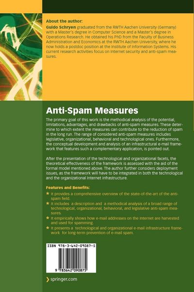 Produktbild: Anti-Spam Measures