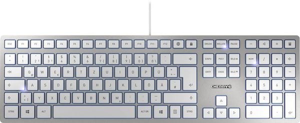 CHERRY KC6000 USB Tastatur Deutsch, QWERTZ Silber