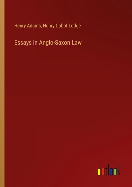 Produktbild: Essays in Anglo-Saxon Law