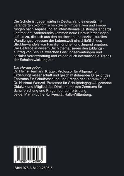 Produktbild: Schule zwischen Effektivit&auml;t und sozialer Verantwortung